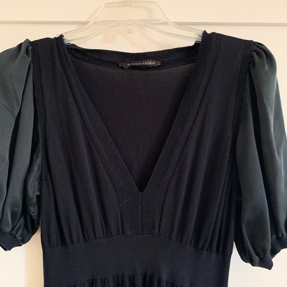 BCBG MaxAzria Silk Cotton Sweater Dress - Picture 4 of 5